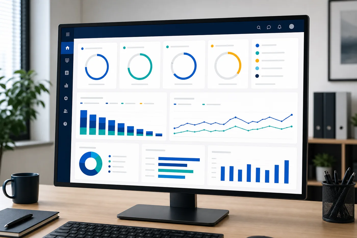 Service Desk KPI Toolkit dashboard preview